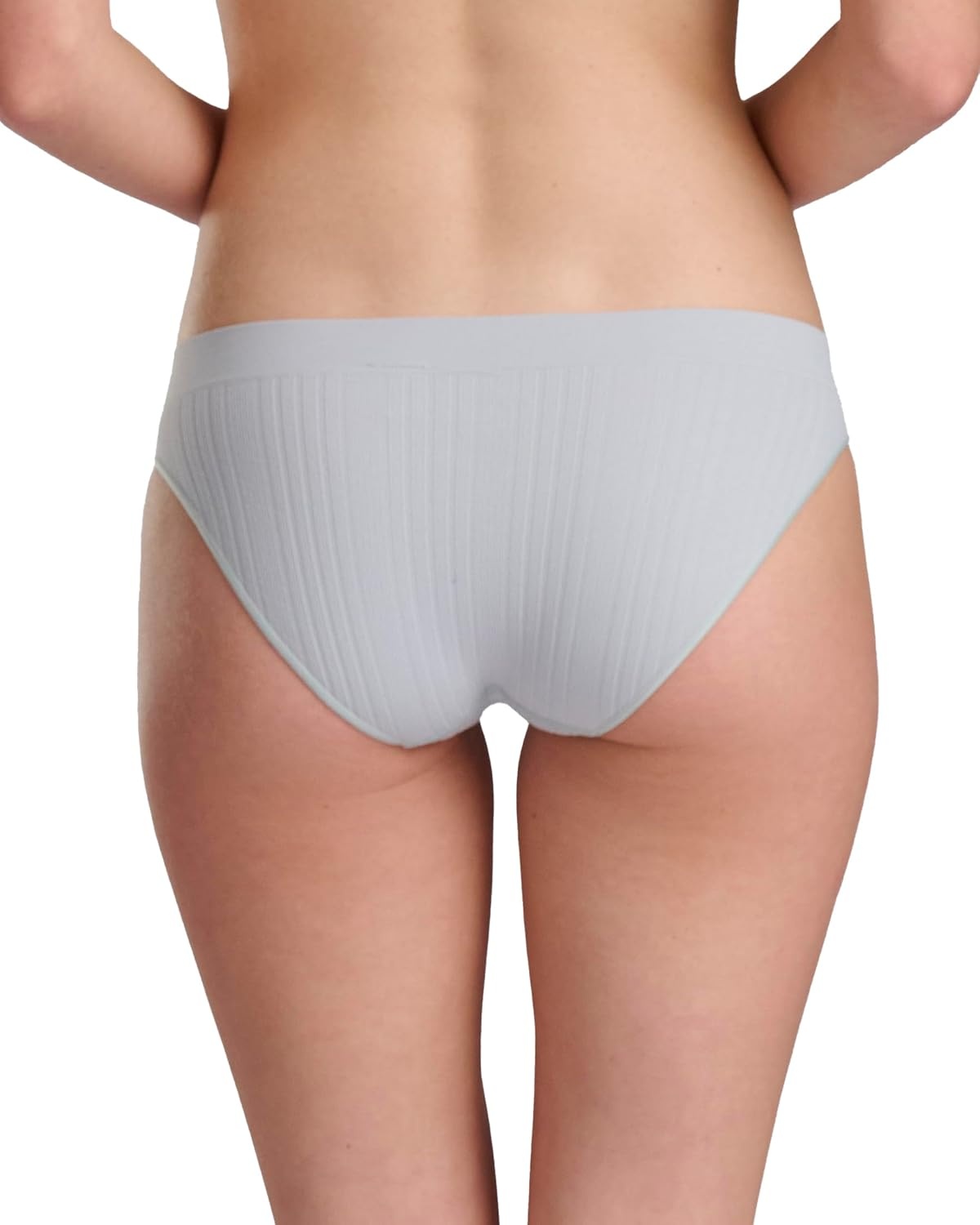 image:imageadidas womens Seamless Bikini Underwear MultipackWonder Silver RibbedWhiteWonder Beige Ribbed