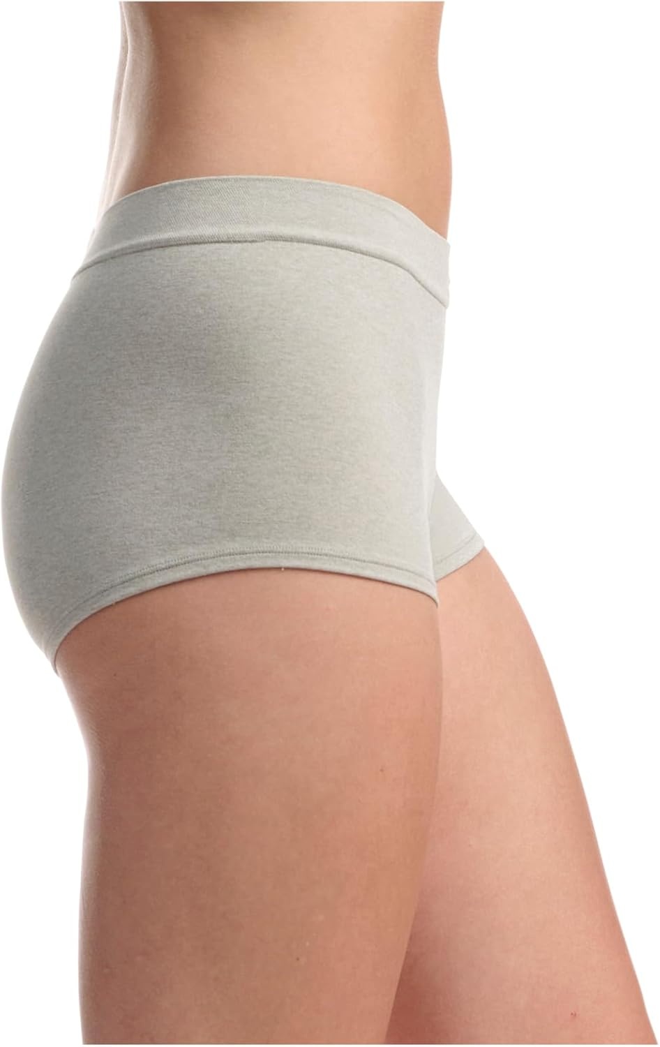 image:imageadidas womens Seamless Boyshort Underwear MultipackBlack With StripesHeather GreyVivid Red