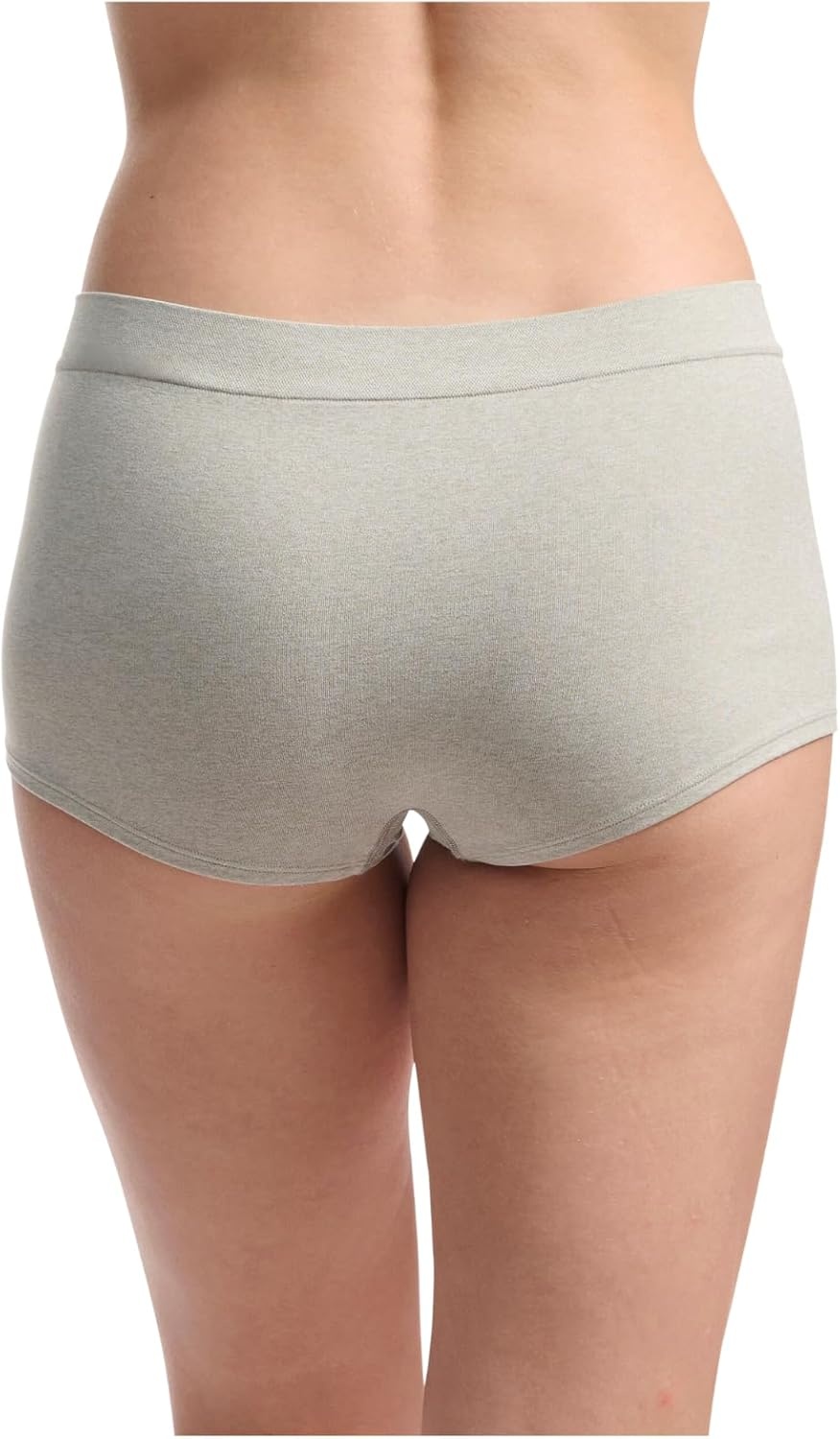 image:imageadidas womens Seamless Boyshort Underwear MultipackBlack With StripesHeather GreyVivid Red
