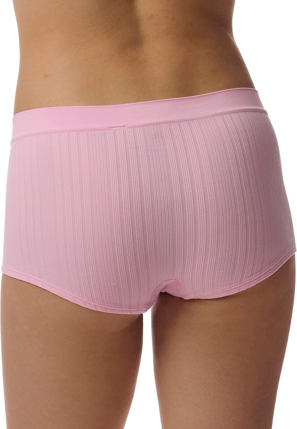 image:imageadidas womens Seamless Boyshort Underwear MultipackWonder PinkWhiteViolet Tone