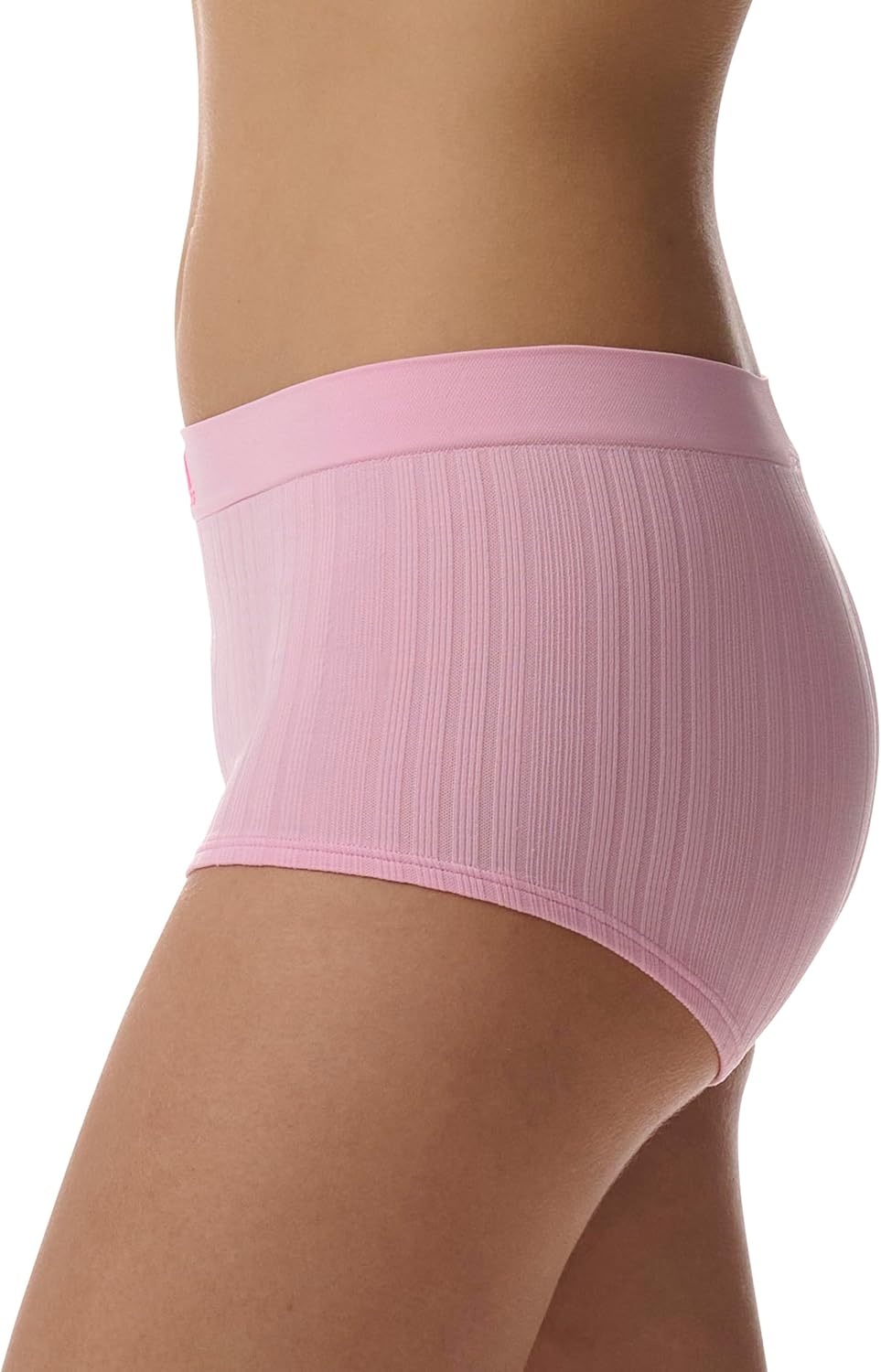 image:imageadidas womens Seamless Boyshort Underwear MultipackWonder PinkWhiteViolet Tone