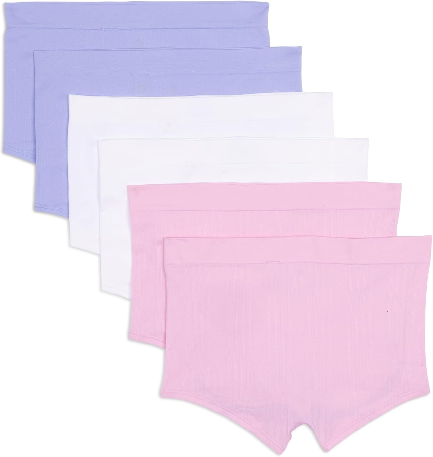 image:imageadidas womens Seamless Boyshort Underwear MultipackWonder PinkWhiteViolet Tone