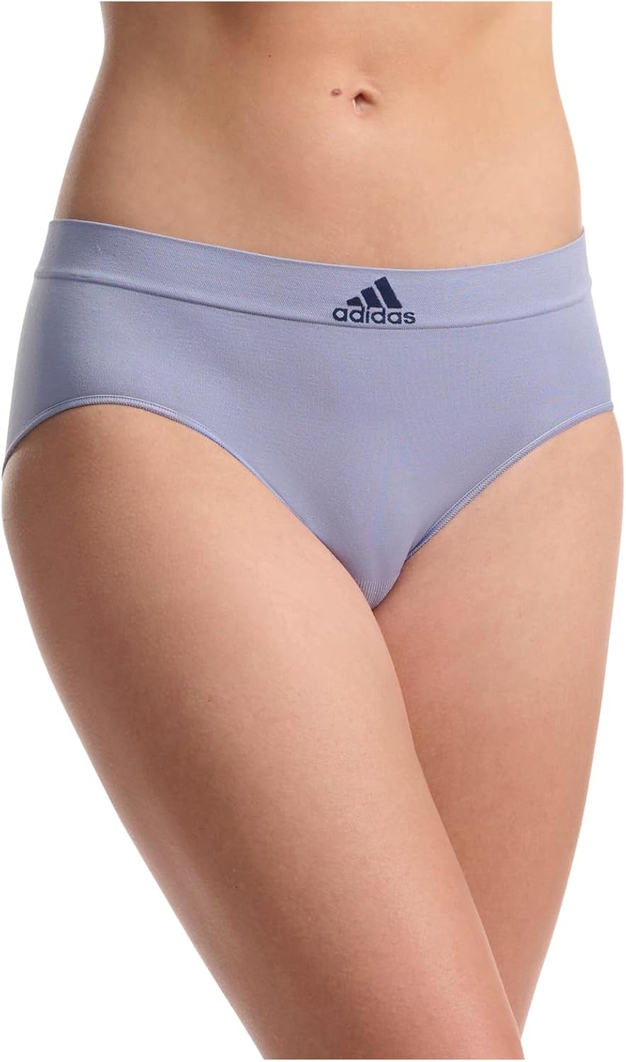 image:imageadidas womens Seamless Brief Panties 3packSilver VioletHeather GreySilver Green