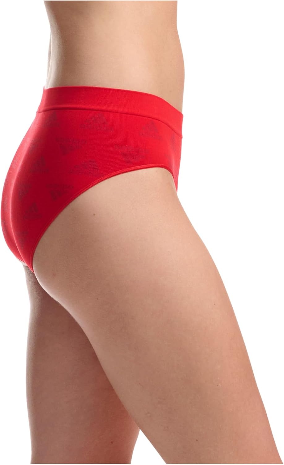 image:imageadidas womens Seamless Brief Panties 3packVivid Red LogoWhiteNight Indigo