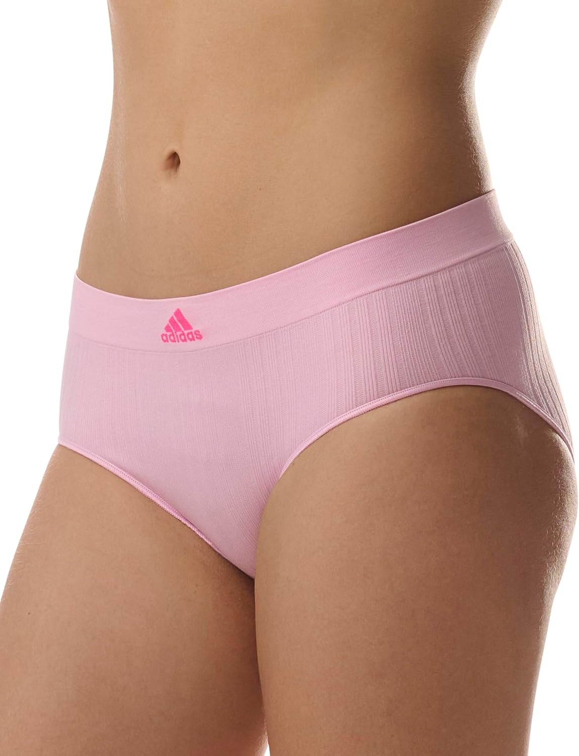 image:imageadidas womens Seamless Brief Panties 3packWonder PinkWhiteViolet Tone