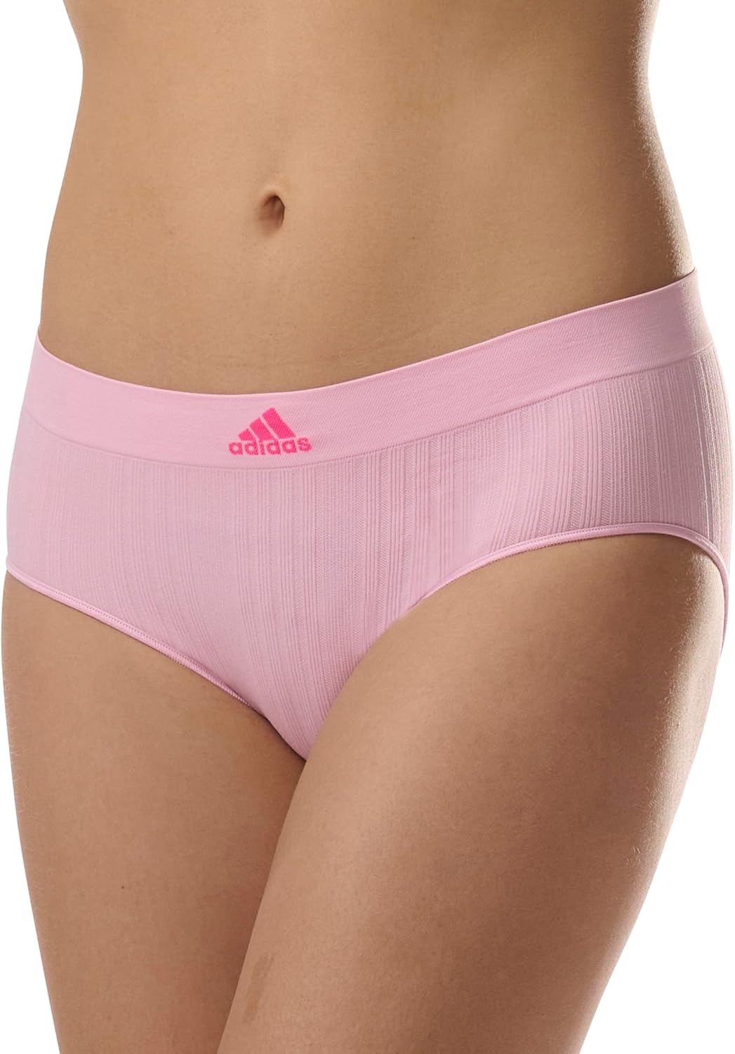 image:imageadidas womens Seamless Brief Panties 3packWonder PinkWhiteViolet Tone