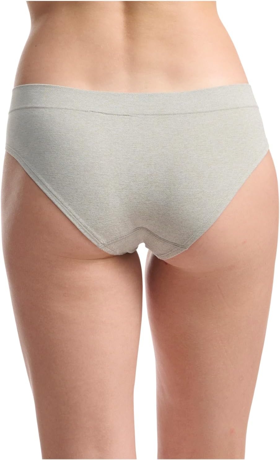 image:imageadidas womens Seamless Hipster Underwear 3 PackBlack With StripesHeather GreyVivid Red