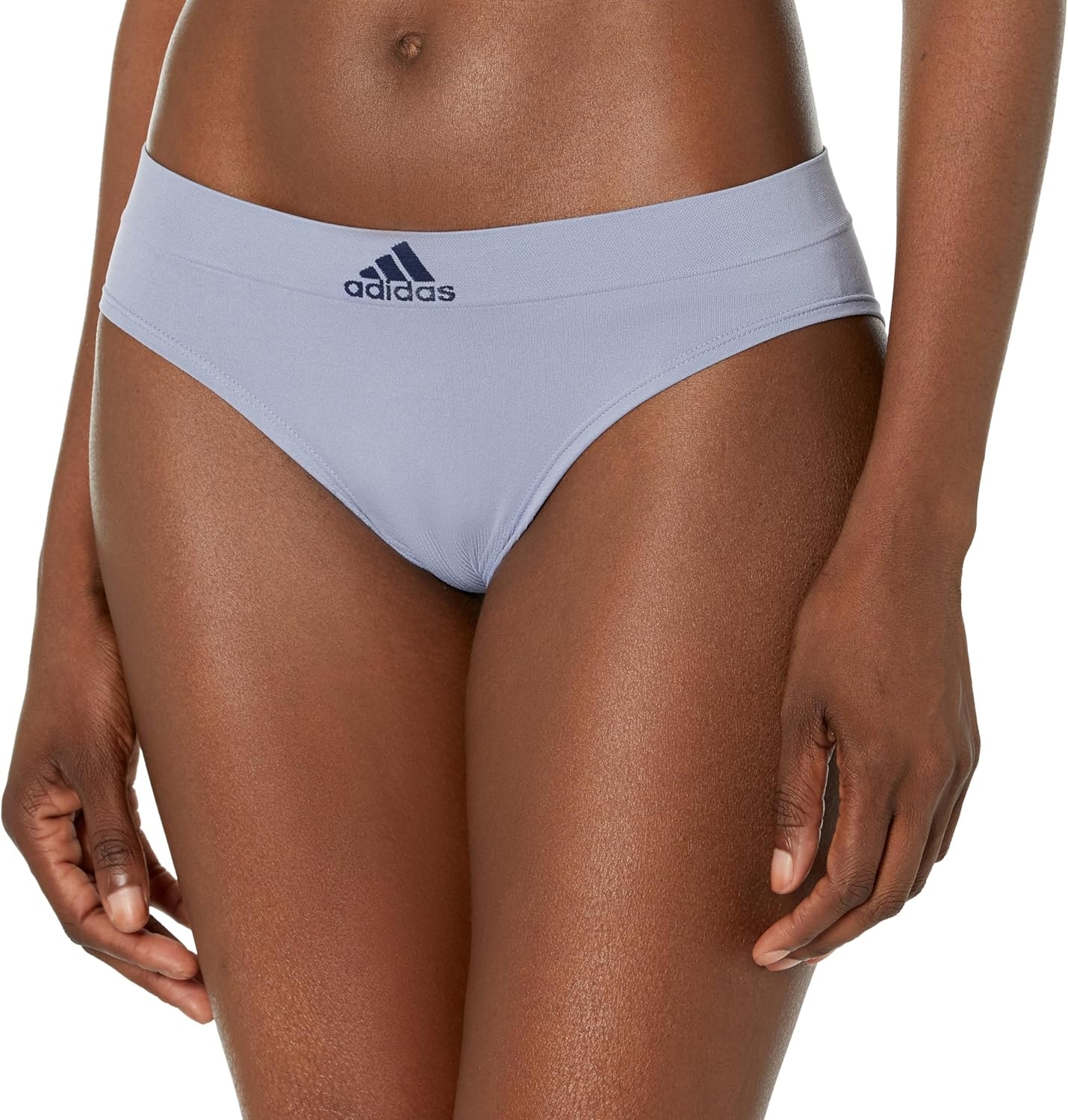 image:imageadidas womens Seamless Hipster Underwear 3 PackSilver VioletHeather GreySilver Green