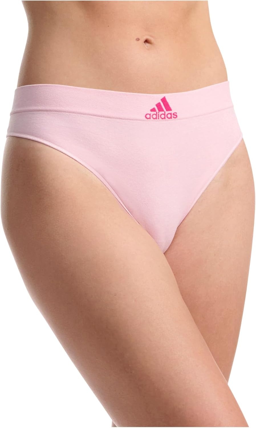 image:imageadidas womens Seamless Thong Underwear 3packPink HeatherBlackHeather Grey