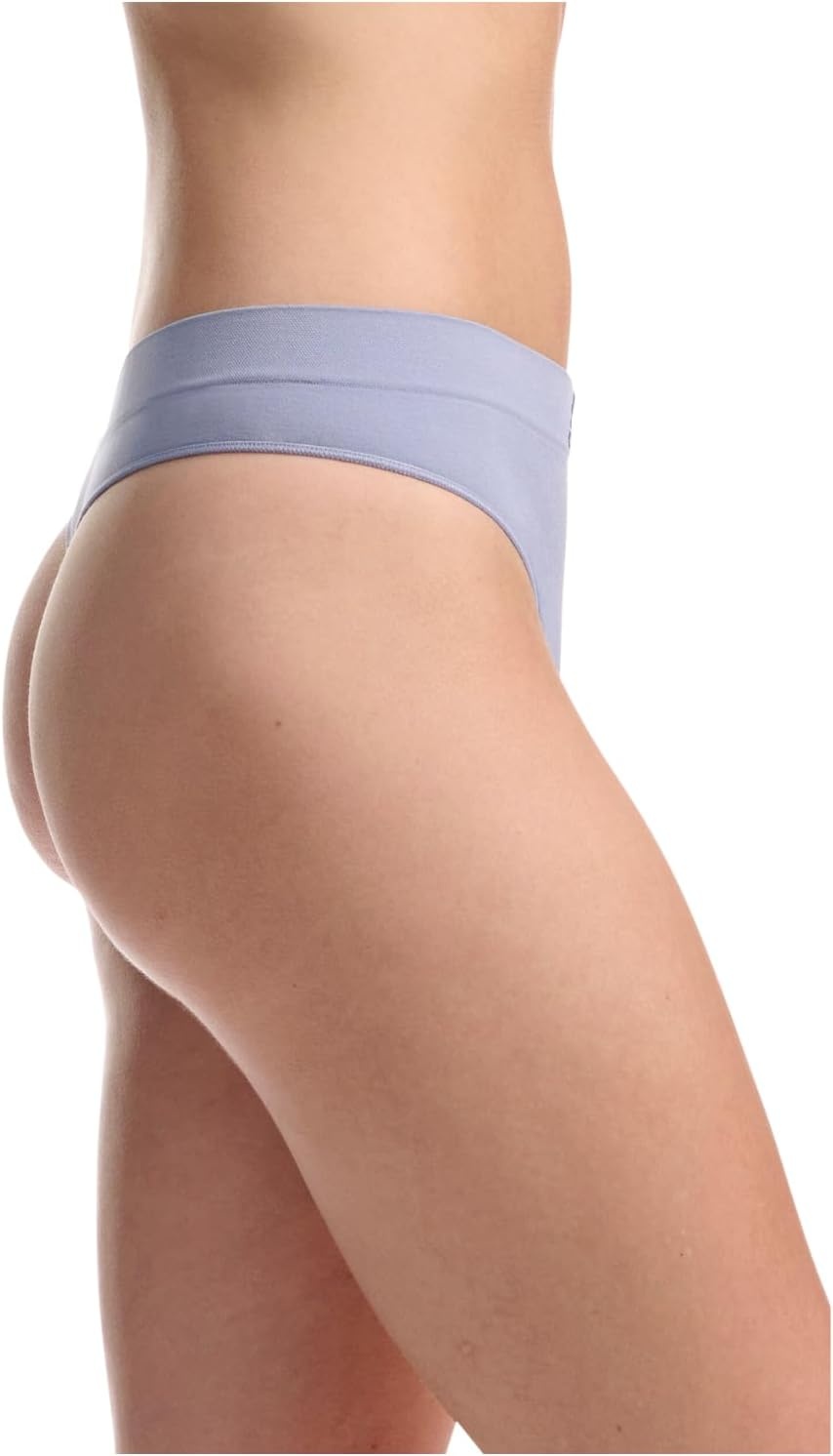 image:imageadidas womens Seamless Thong Underwear 3packSilver VioletHeather GreySilver Green