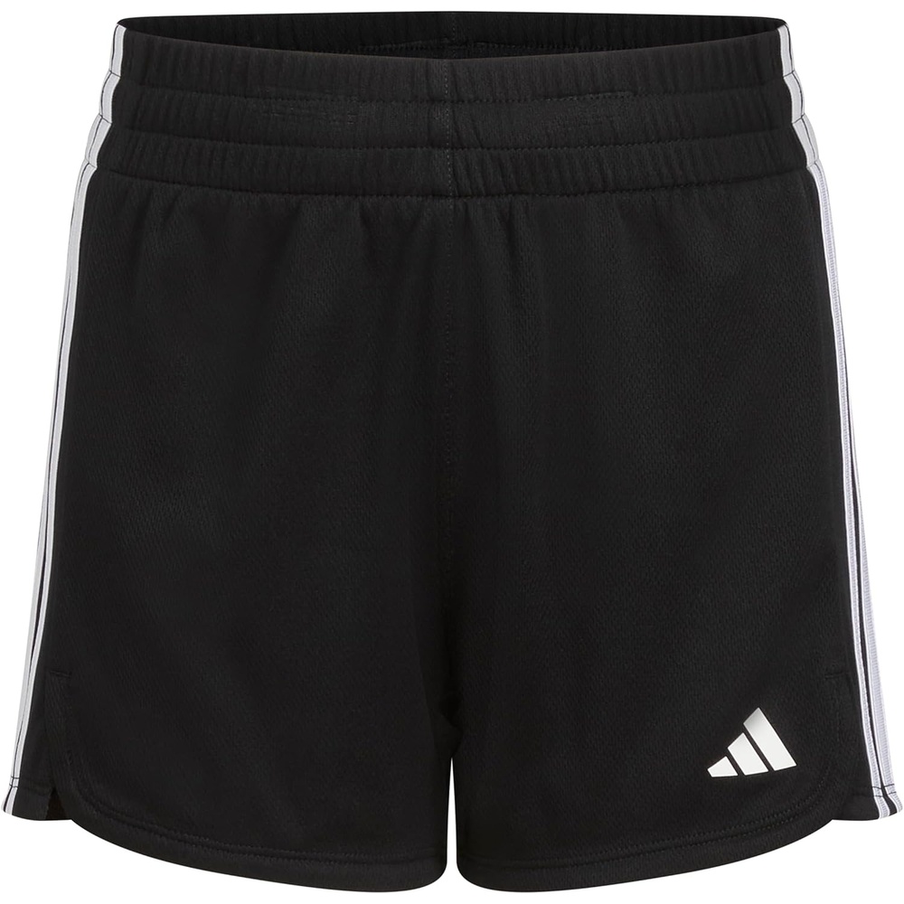 image:imageAdidas Girls 3Stripes Mesh ShortsBlack