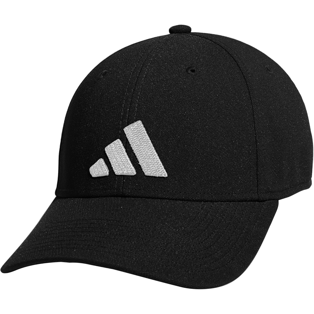 image:imageAdidas Mens Gameday Hat Athletic Baseball Cap Stretch FitBlackWhiteOffseason