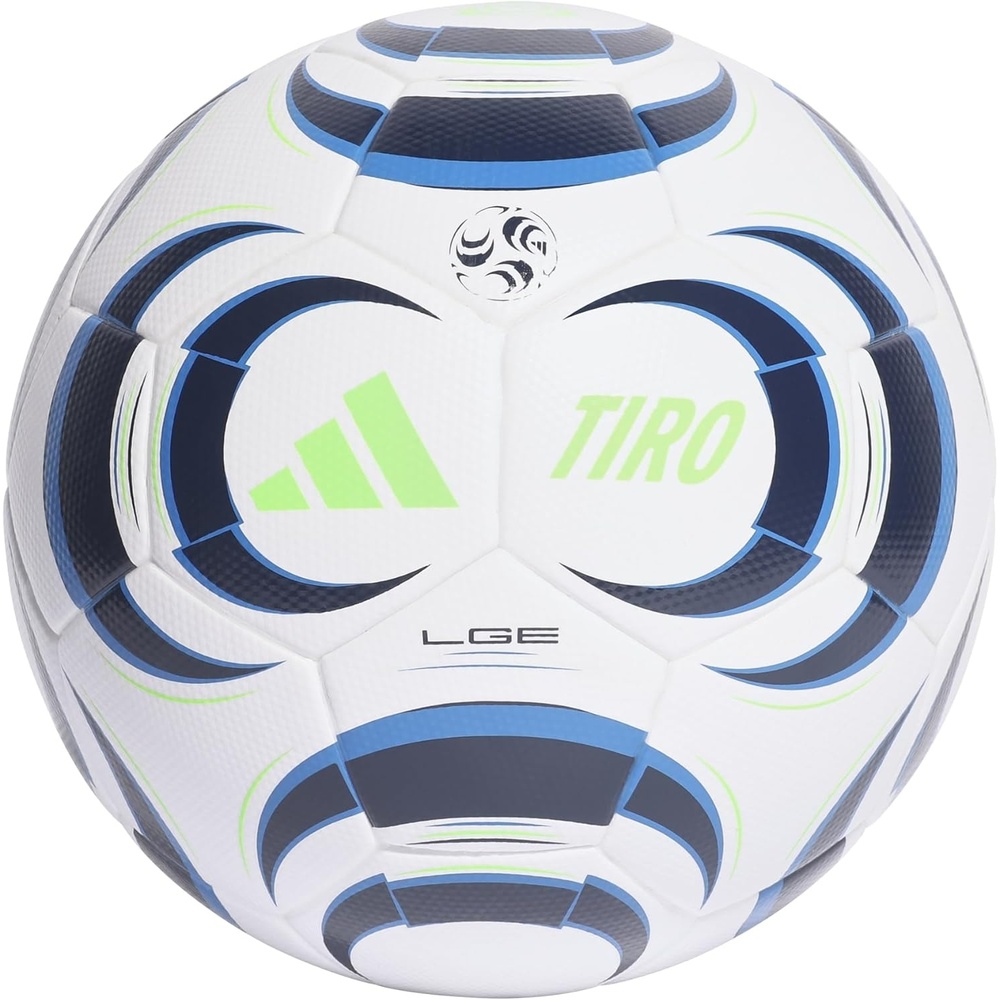 image:imageAdidas Tiro League Soccer BallWhiteCollegiate NavyBright BlueGreen