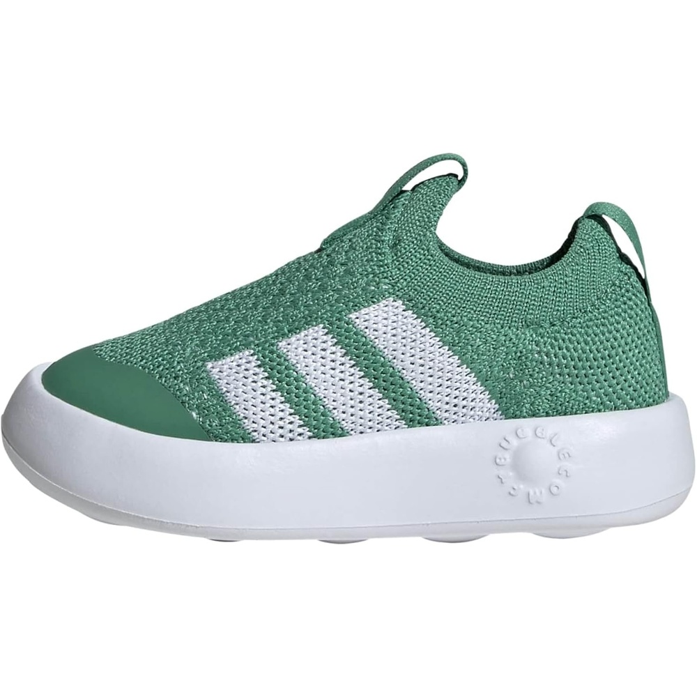 image:imageAdidas UnisexChild Bubblecomfy Sportswear Shoes ToddlerSemi Court GreenWhiteBlack