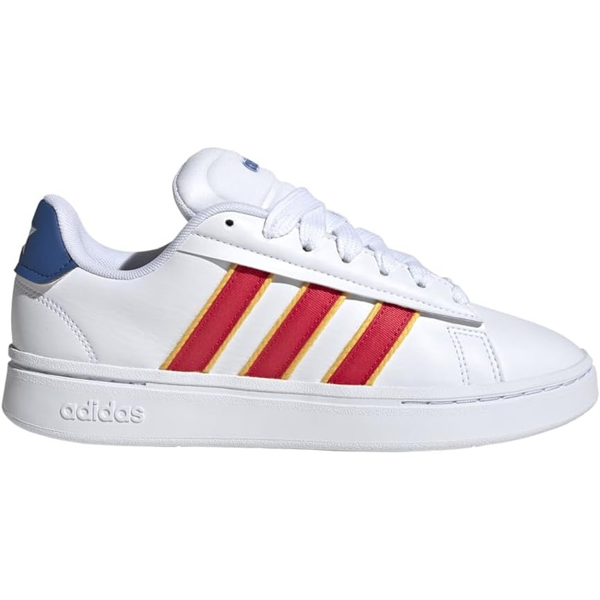 image:imageAdidas Womens Grand Court Alpha 00sWhitePure RubyTeam Royal Blue