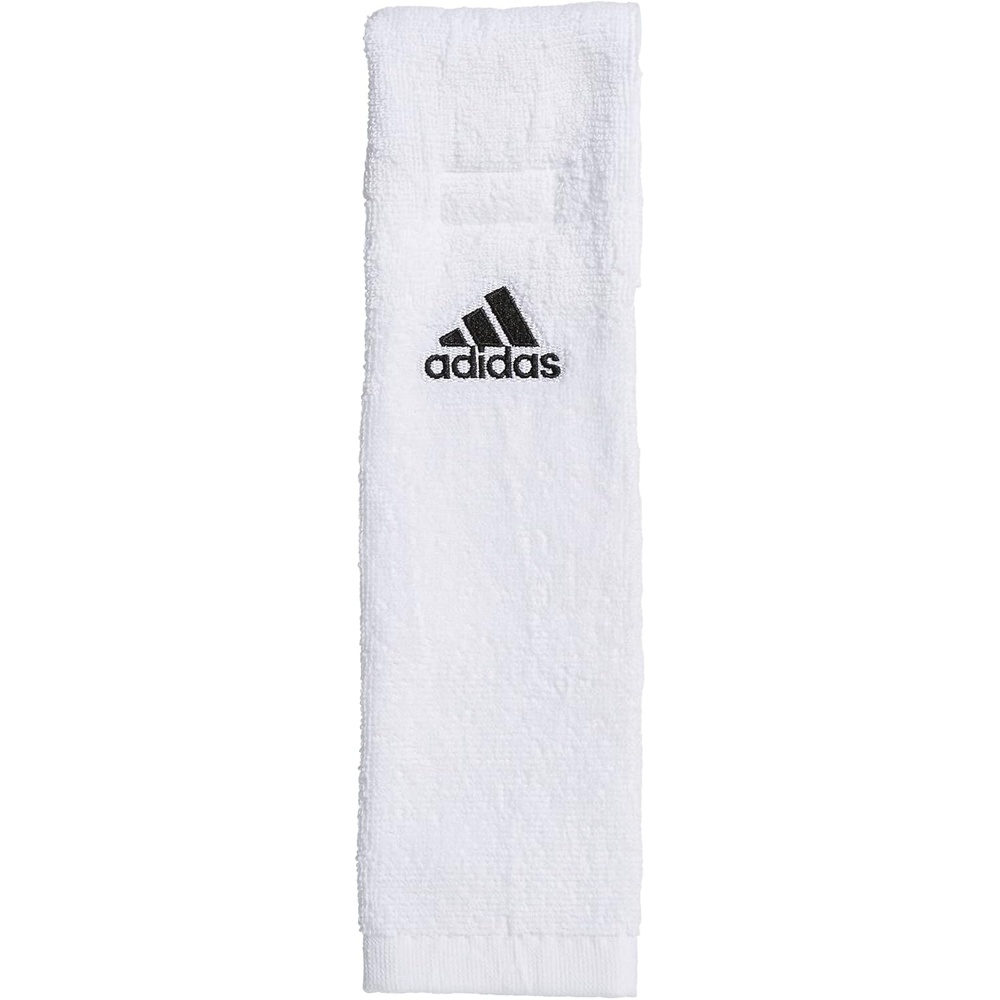 image:imageadidas Football Team Towel Dries Hands StaysinPlace with Hook and Loop ClosureWhite