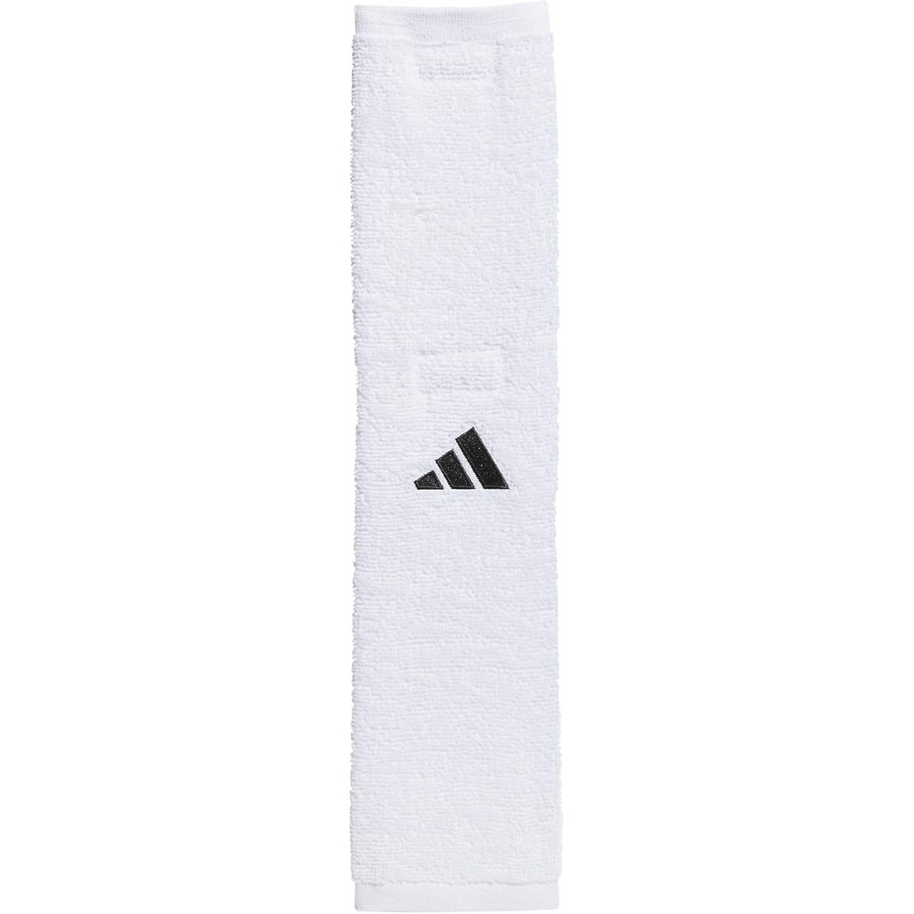 image:imageadidas Football Team Towel Dries Hands StaysinPlace with Hook and Loop ClosureWhiteBlack