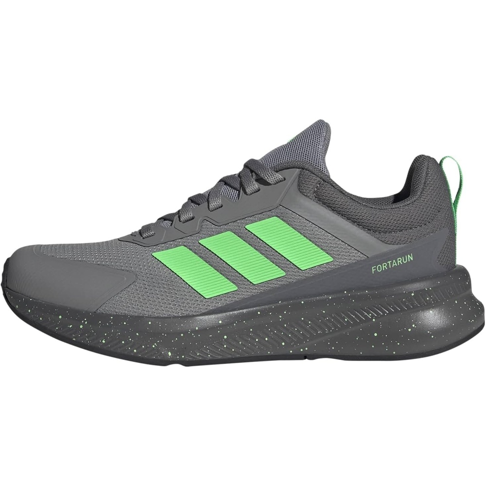 image:imageadidas Kids Fortarun 40 Little KidGreyScreaming GreenGrey