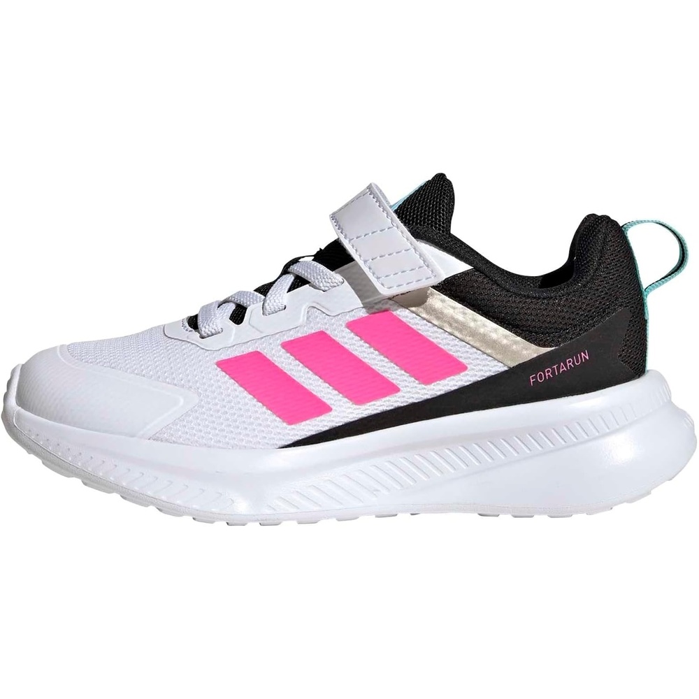 image:imageadidas Kids Fortarun 40 Little KidWhiteLucid PinkFlash Aqua