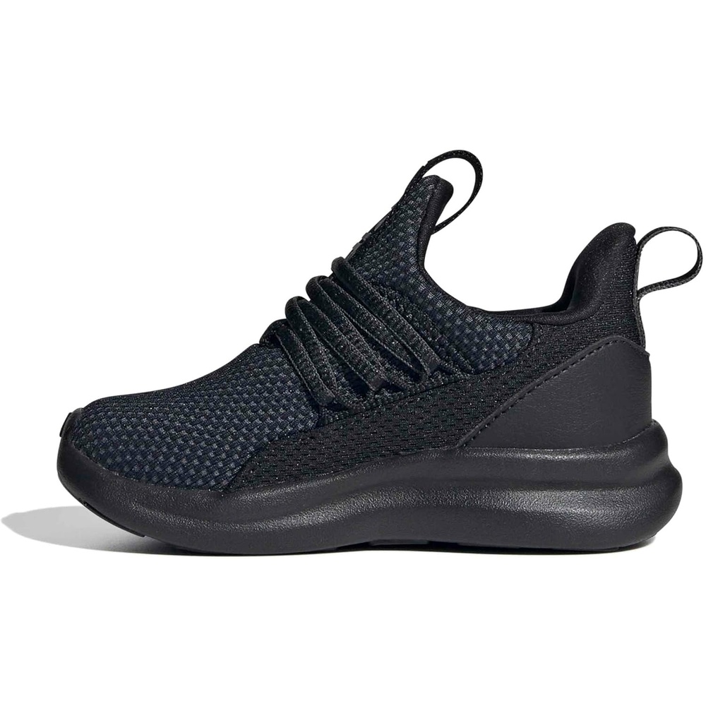 image:imageadidas Kids Girls Lite Racer Adapt 70 Lace Up Sneakers Shoes Casual BlackBlackBlackBlack