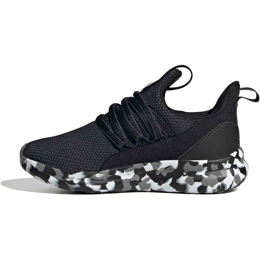 image:imageadidas Kids Girls Lite Racer Adapt 70 Lace Up Sneakers Shoes Casual  BlackBlackBlackGrey