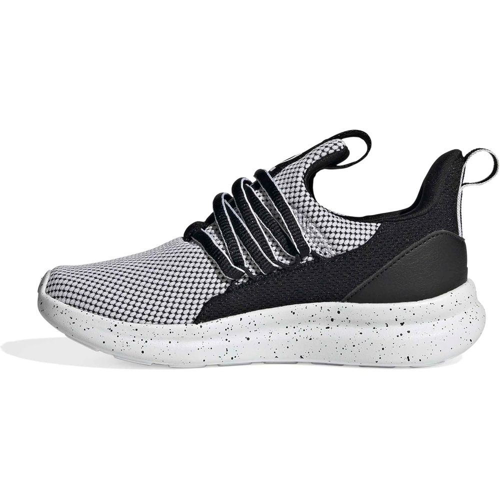image:imageadidas Kids Girls Lite Racer Adapt 70 Lace Up Sneakers Shoes Casual BlackWhiteBlackBlack