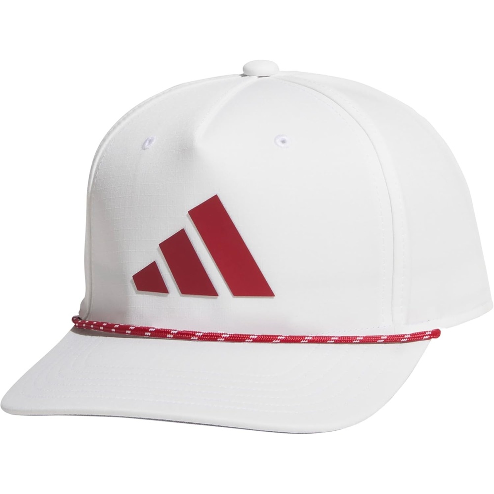 image:imageadidas Mens Midrange Hat Athletic Structured Snapback CapWhiteActive MaroonGrey2