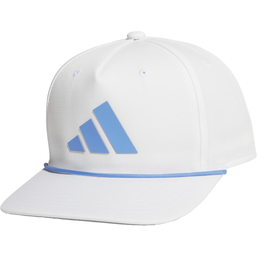 image:imageadidas Mens Midrange Hat Athletic Structured Snapback CapWhiteBlue FusionGrey