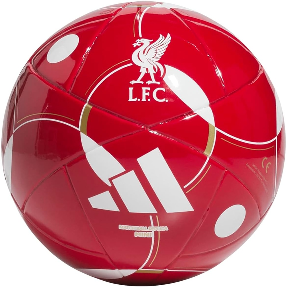 image:imageadidas Messi Mini Soccer BallStrawberry RedWhiteDark Football GoldLiverpool FC
