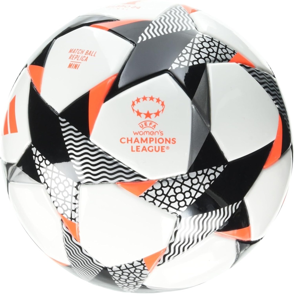 image:imageadidas Messi Mini Soccer BallWhiteBlackSolar RedUEFA Womens Champions League