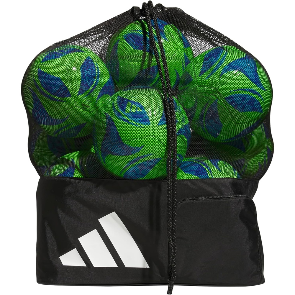 image:imageadidas Stadium Mesh Soccer Bag Laundry Bag Heavy Duty Soccer Ball Bags for Coaches Men and Women Holds Up To 15 Balls