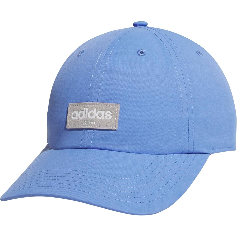 image:imageadidas Unisex Adult Court Relaxed Fit Strapback HatBlue FusionClear Granite GreyWhite