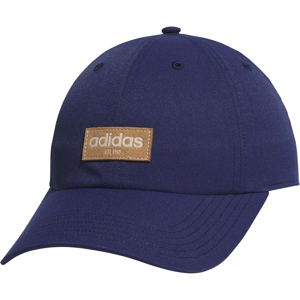 image:imageadidas Unisex Adult Court Relaxed Fit Strapback HatDark BlueClear Brown