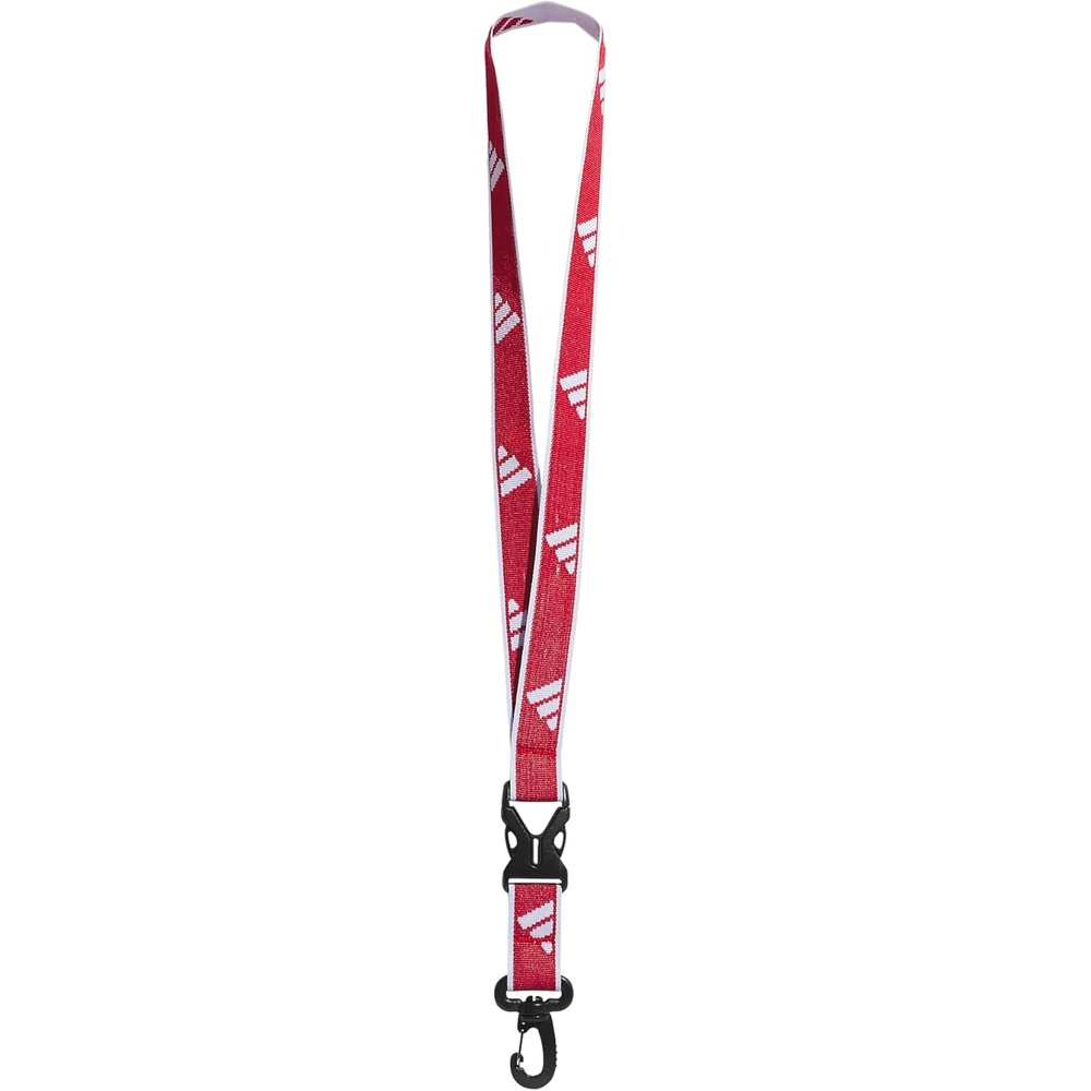 image:imageadidas Unisex Adult Lanyard for Keys ID Badge Holder Keychain with Breakaway Buckle2Team Power RedWhite