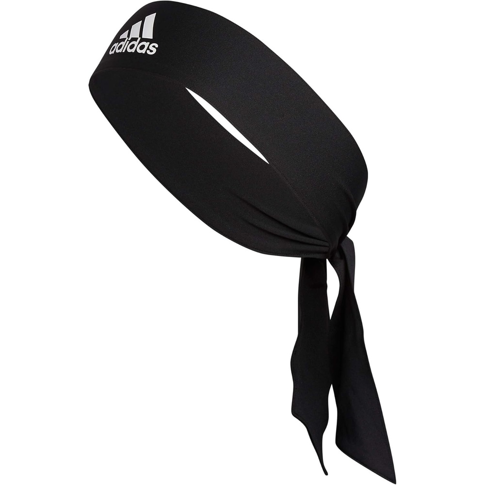 image:imageadidas Unisex Alphaskin Headband Performance Workout Ear amp Sweat BandTie1BlackWhite