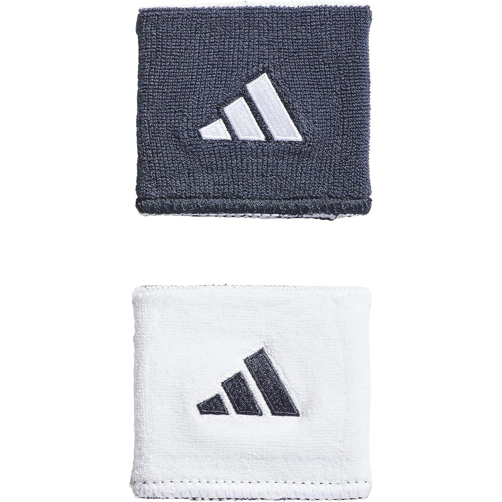 image:imageadidas Unisex Interval Reversible Wristband Athletic SweatbandTeam Navy BlueWhite20