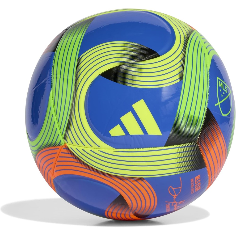 image:imageadidas Unisex MLS Soccer BallHires BlueGreenOrangeYellow
