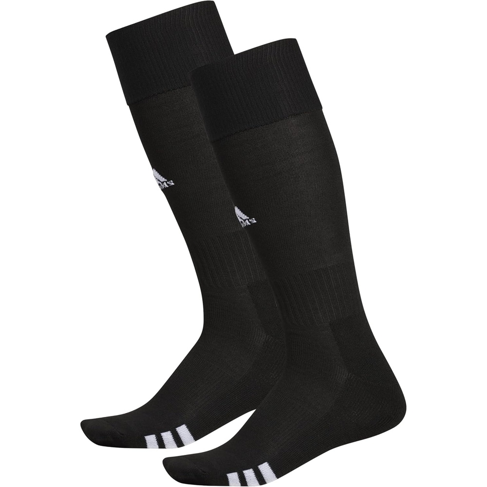 image:imageadidas Unisex Rivalry Soccer Socks 2 Pairs OvertheCalf1BlackWhite