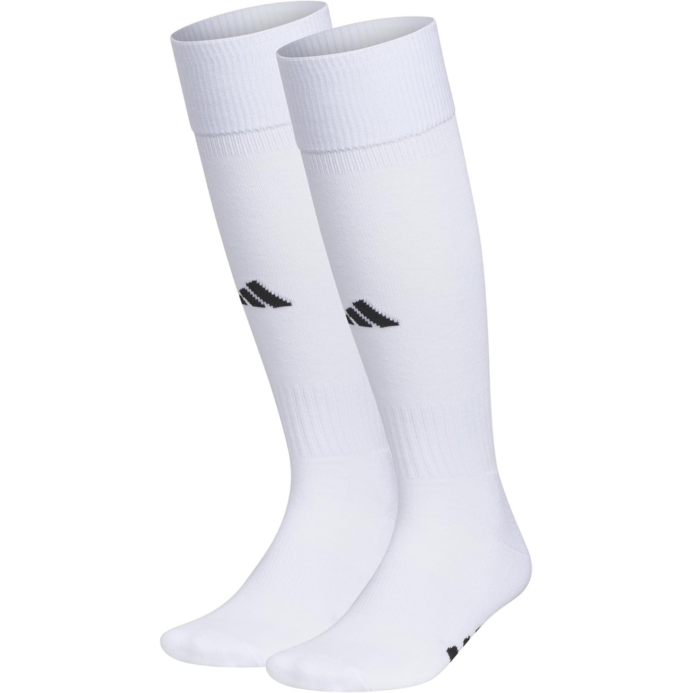 image:imageadidas Unisex Rivalry Soccer Socks 2 Pairs OvertheCalf2WhiteBlack