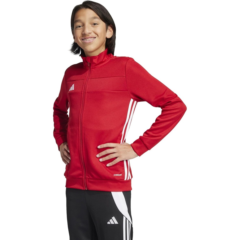 image:imageadidas UnisexKids Tiro Essentials Training JacketTeam Power RedWhite