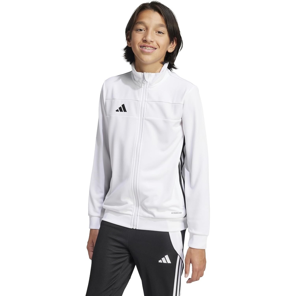 image:imageadidas UnisexKids Tiro Essentials Training JacketWhiteBlack