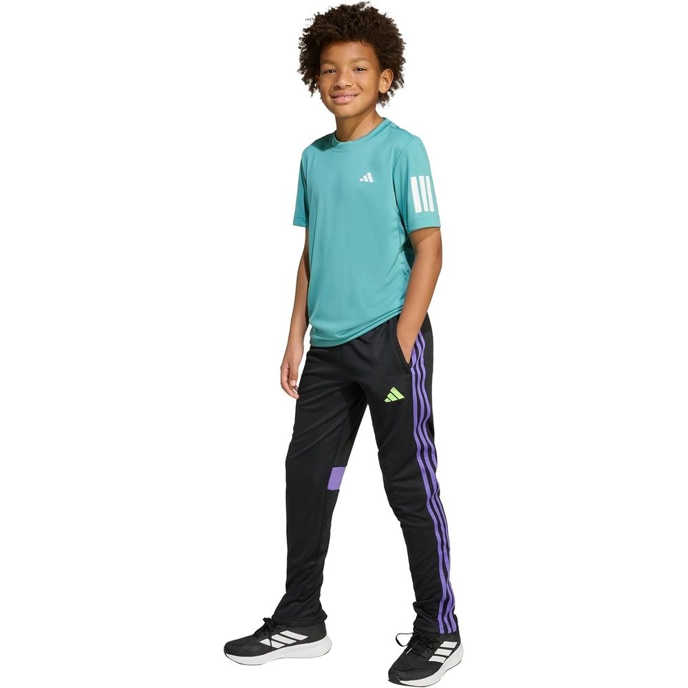 image:imageadidas UnisexKids Tiro Essentials Training PantsBlackPurple RushLucid Lemon