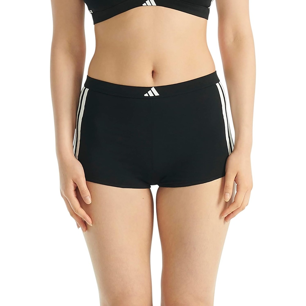 image:imageadidas Womens 3 Stripes Active Essentials Cotton Shortie UnderwearBlack