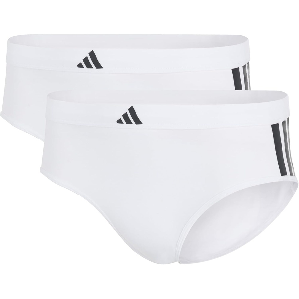 image:imageadidas Womens Active Essentials Cotton Hipster UnderwearWhiteWhite