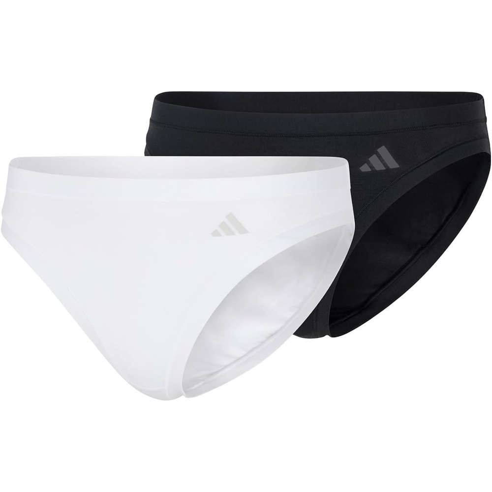 image:imageadidas Womens Active Modal Comfort Bikini UnderwearBlackWhite