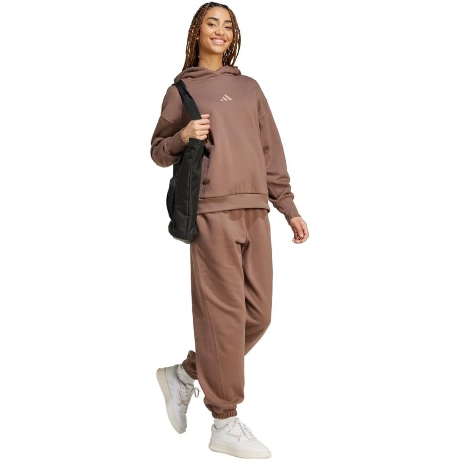 image:imageadidas Womens All Season Fleece Sweatpants Casual BrownEarth Strata