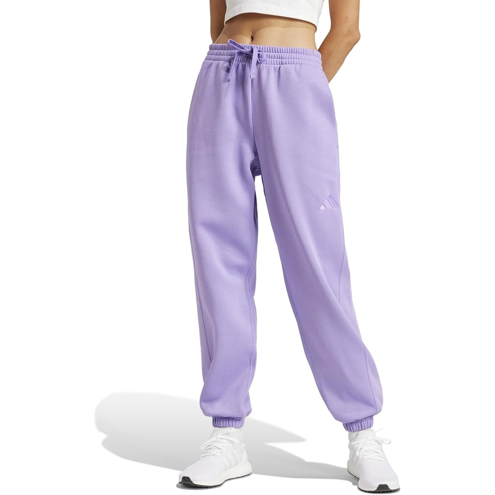 image:imageadidas Womens All Season Fleece Sweatpants Casual  BrownViolet Fusion