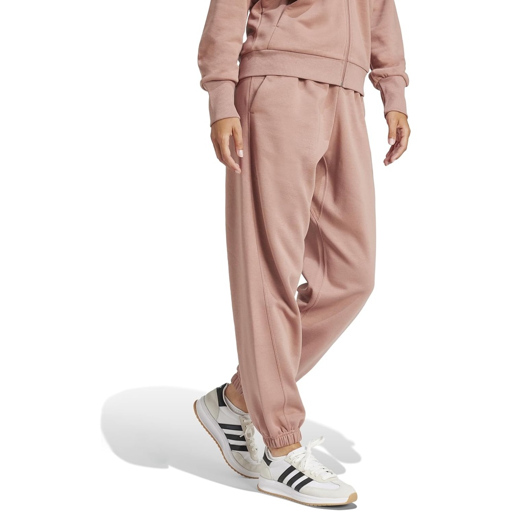 image:imageadidas Womens All Season Fleece Sweatpants Casual BrownWarm Clay