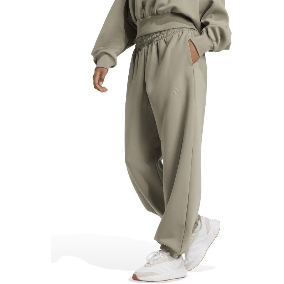image:imageadidas Womens All Szn Soft Lux Loose Track PantsSilver Pebble