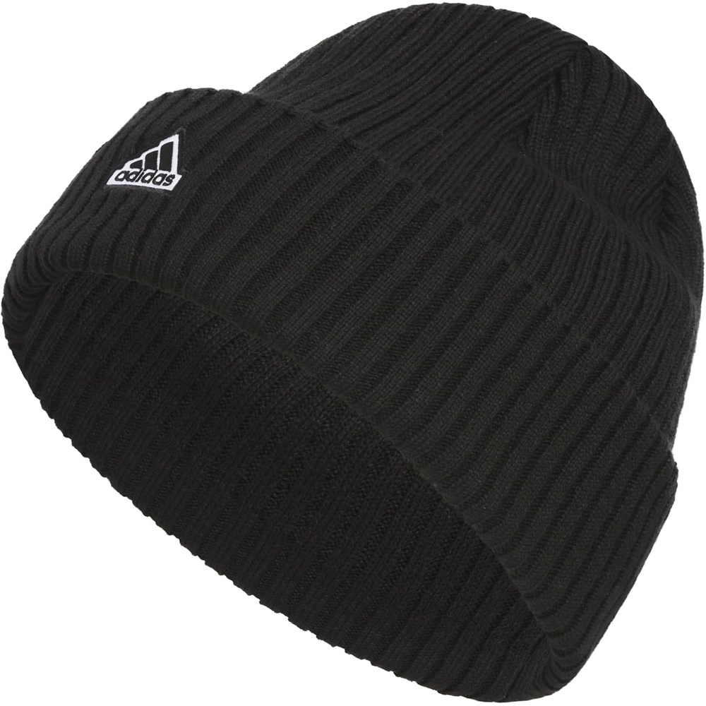 image:imageadidas Womens Altitude Beanie Cuffed Knit Winter Hat1BlackWhite